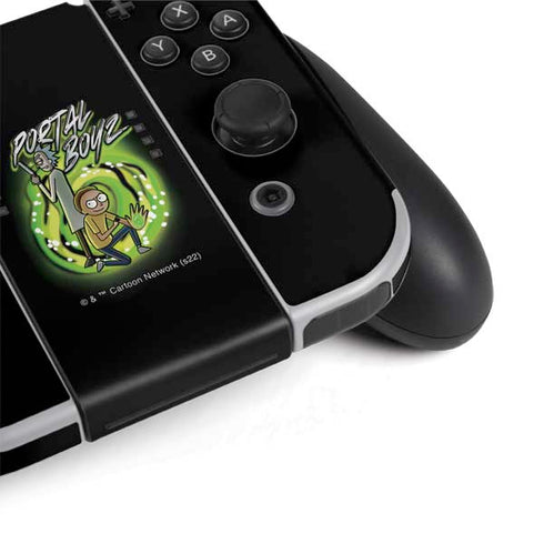 Adult Swim Rick and Morty Portal Boyz Nintendo Switch OLED (2021) Skin